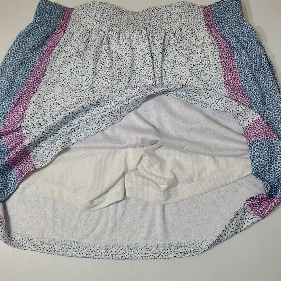 Greg Norman Golf Tennis Women Skort Skirt Short size S Blue White Pink - Picture 4 of 7